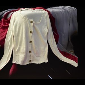 White Aeropostale white Cardigan